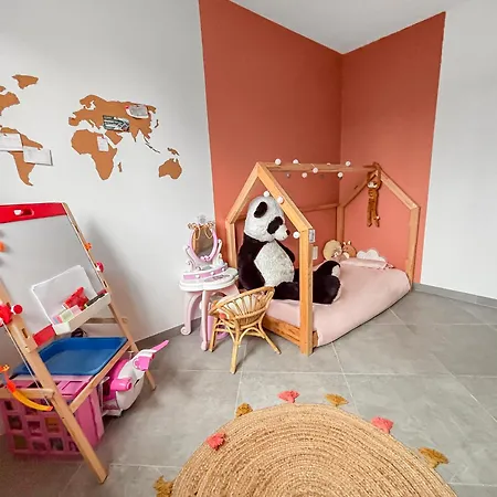 Cocon Familial Avec Jardin 2 Adultes & 1 Enfant Lejlighed